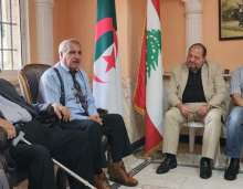 أمين سر حركة &quot;فتح&quot; - إقليم لبنان يزور السفارة الجزائرية في بيروت