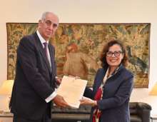 البوريني يقدم أوراق اعتماده سفيراً فوق العادة ومفوضاً لدولة فلسطين لدى البرازيل