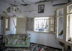 نازحون يلجأون إلى منزل ياسر عرفات المدمر في غزة..صور