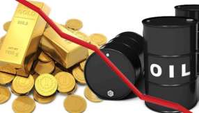 ارتفاع أسعار الذهب وانخفاض النفط عالميا