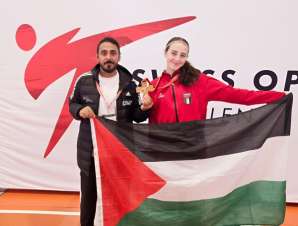 لاعبة منتخب فلسطين للتايكواندو تالين رياض تحصل على برونزية بطولة سويسرا الدولية G1