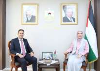 رئيس ديوان الجريدة الرسمية يبحث سبل التعاون المشترك مع رئيس جامعة فلسطين الاهلية