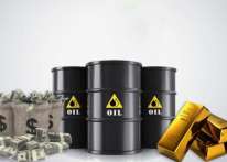 انخفاض أسعار النفط وارتفاع الذهب