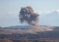 شاهد: جيش الاحتلال يعلن استهدافه مبنيين تابعين للجيش السوري في الجولان