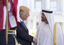 محمد بن زايد يبحث مع ترمب جهود وقف إطلاق النار بغزة