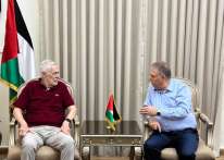 السفير دبور يبحث مع رئيس لجنة الحوار اللبناني الفلسطيني أوضاع اللاجئين