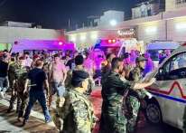 شاهد: فاجعة العراق.. مقتل 120 شخصا في حريق اندلع بقاعة للأعراس