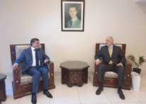 السفير عبد الهادي يبحث مع نائب وزير الخارجية السوري آخر تطورات القضية الفلسطينية