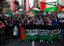 تظاهرات بولايات أمريكية منددة بجرائم الاحتلال بحق الشعب الفلسطيني