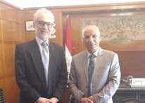 سفير مصر في رومانيا يستقبل د. محمد عياش