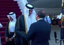 شاهد: كيف استقبل السيسي أمير قطر بعد 7 سنوات من الغياب
