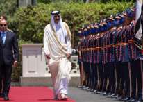 عقب انتهاء زيارته.. أمير قطر يعلّق على لقائه السيسي
