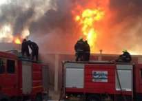مصر: حريق ضخم في مصنع مواد كيمياوية شرقي القاهرة