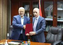 سلطة الأراضي توقع اتفاقية تعاون مع رئيس بلدية اريحا