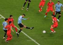 التعادل السلبي يحسم مباراة أوروجواي وكوريا الجنوبية