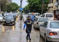 &#34;المرور&#34; بغزة تنشر حالة الطرق في ظل المنخفض الجوي