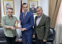 صايل يلتقي بالسفير علي يونس والقنصل الفلسطيني في دبي والإمارات الشمالية
