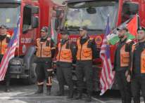5 مركبات إطفاء من مخرجات مشروع دعم جهاز الدفاع المدني في قطاع غزة