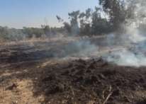 حرائق في غلاف غزة بفعل البالونات الحارقة