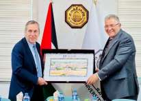 رئيس جامعة القدس يستقبل رئيس هارفارد الأمريكية في أول زيارة له لجامعة فلسطينية