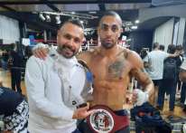 البطل المصري مايكل بروسلي: أهدف إلى الفوز ببطولة (FIGHT 1) المقامة بروما