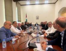 رئيس لجنة الحوار اللبناني الفلسطيني السفير دمشقية يلتقي هيئة العمل الفلسطيني المشترك في لبنان