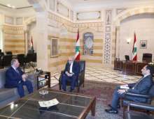 السفير دبور يلتقي رئيس الوزراء اللبناني نواف سلام