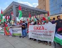 وقفة احتجاجية في برلين ضد العدوان الإسرائيلي على قطاع غزة