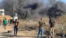 إصابة 11 مواطناً جرّاء قمع الاحتلال للمتظاهرين شرق القطاع