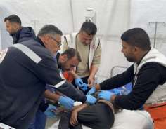 الهلال الأحمر الفلسطيني: مستشفى السرايا الميداني يقدّم خدماته على مدار الساعة رغم الأوضاع الصعبة