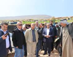 وزير الزراعة يلتقي ممثلي التجمعات البدوية في عين سامية شرق رام الله