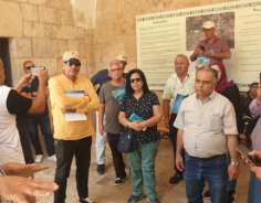 نابلس: جولة ميدانية لإدلاء سياحيين في بلدة سبسطية