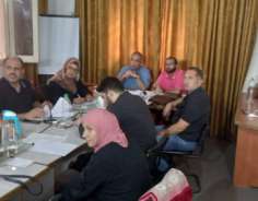 كتلة نضال العمال بغزة تعقد اجتماعاً لمكتبها التنفيذي المركزي