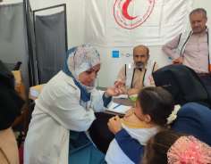 جمعية الهلال الأحمر الفلسطيني تفتتح خدمات التطعيم ومتابعة الحمل في عياداتها المركزية