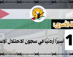 هيئة الأسرى: 18 أسيراً أردنياً في سجون الاحتلال الإسرائيلي