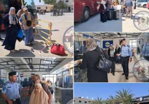 &quot;المعابر والحدود&quot;: وصول آخر دفعة من حجاج بيت الله الحرام والحجاج العالقين إلى أريحا