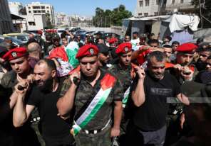 نابلس: تشييع جثماني الشهيدين مشة والشيخ خليل