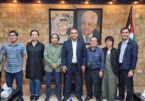 السوداني يستقبل وفد اتحاد كتاب فيتنام في زيارة لفلسطين