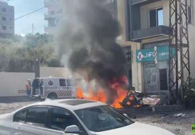 مقتل شخص بغارة إسرائيلية استهدفت سيارته جنوب لبنان