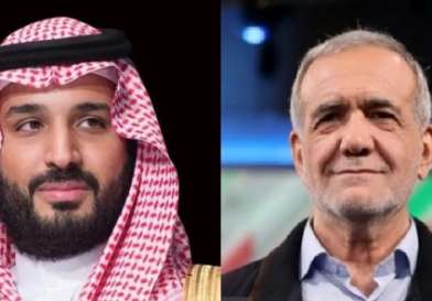 بن سلمان لبزشكيان: العالم الإسلامي مجتمع على دعم إيران ضد الاعتداءات الإسرائيلية