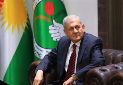 الرئيس العراقي يطالب بالعمل المشترك لإنهاء معاناة الشعب الفلسطيني