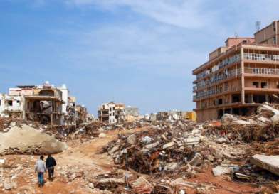 الإعلان عن حصيلة جديدة لضحايا إعصار ليبيا