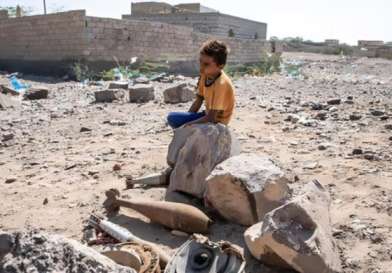 اليمن.. مقتل 5 أطفال بانفجار مقذوف من مخلفات الحرب