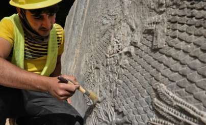 شاهد: العثور على جداريات أثرية في العراق عمرها 2700 عام