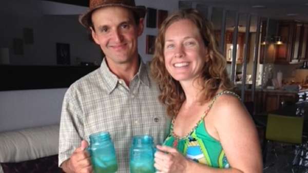 Keith with former girlfriend Anik Clemens