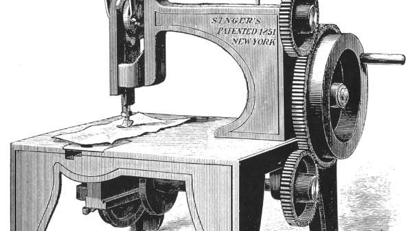أول ماكينة سنجر ظهرت عام 1851