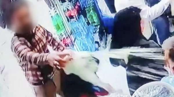 صورة من مقطع فيديو منتشر عبر وسائل التواصل الاجتماعي في إيران