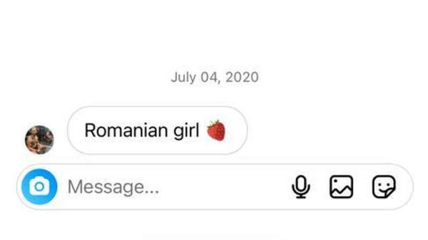 عرضت داريا على بي بي سي الرسائل التي يبدو أنها من حساب أندرو تيت على إنستغرام