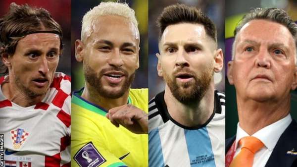 فان خال وميسي ونيمار ومودريتش