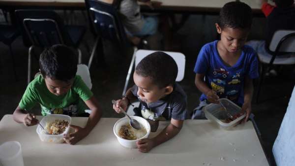 سوء التغذية واحدة من المشاكل التي يواجهها الأطفال في كاراكاس